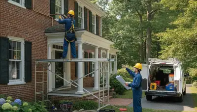 Plumber repairing a pipe in Plymouth, MA for plumbing repair service
