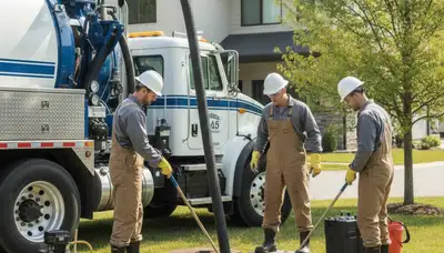 Plymouth, MA septic pumping service for homes by On Call Plumbers