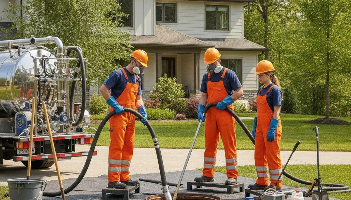 Septic tank cleaning service for Plymouth, MA homes by On Call Plumbers