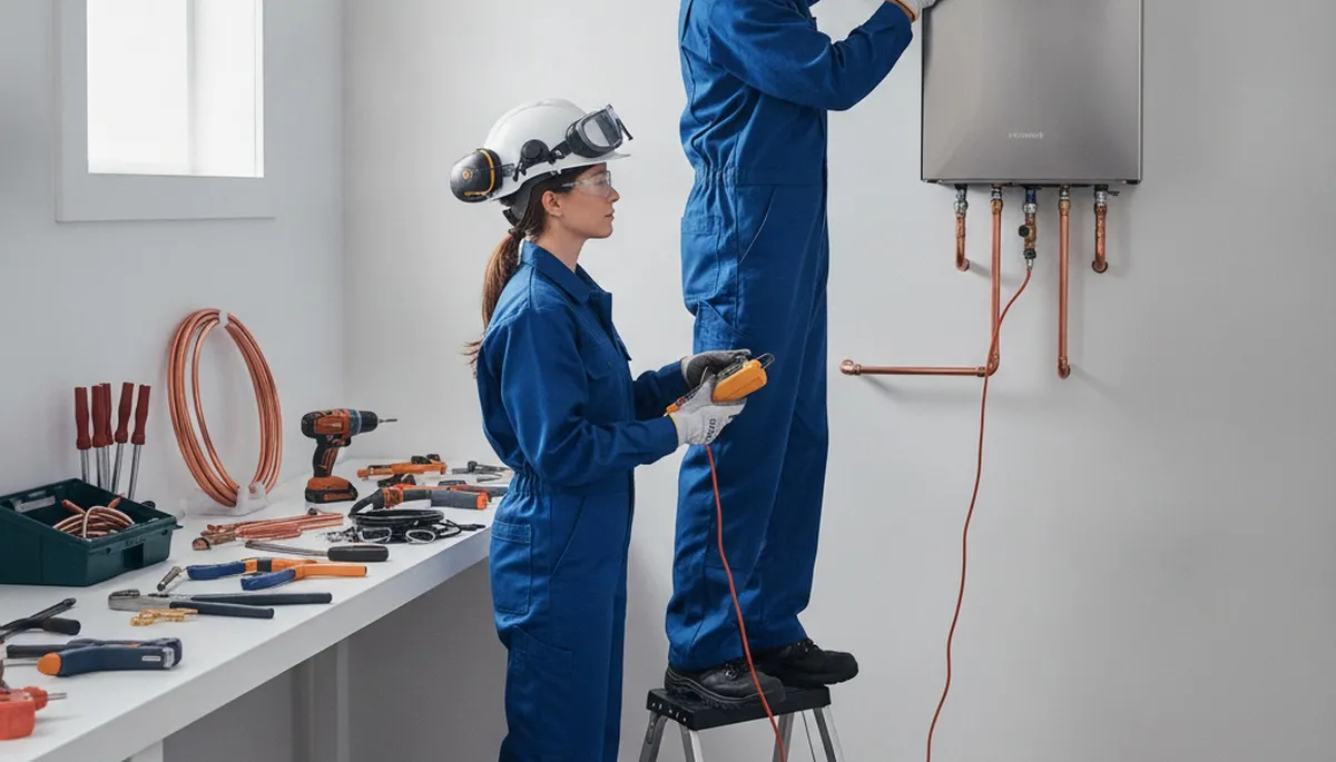 Tankless water heater service for Plymouth, MA homes by On Call Plumbers